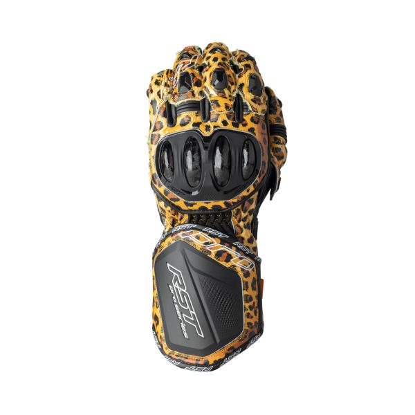 RST RST Pro Series GP D3O Gloves (Limited Edition) Leopard print